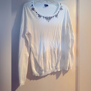 Love Token embellished sweater